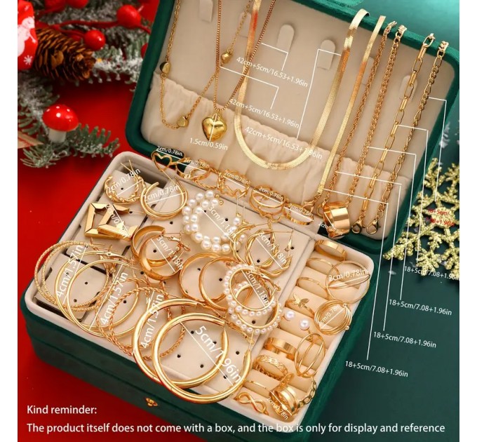 Набір модної розкішної різдвяної теми