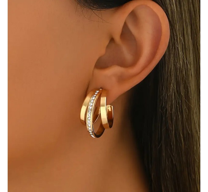 Пара мінімалістичних сережок-гвоздиків