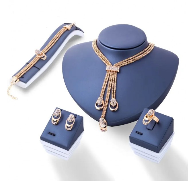 Вінтажний простий комплект ювелірних виробів