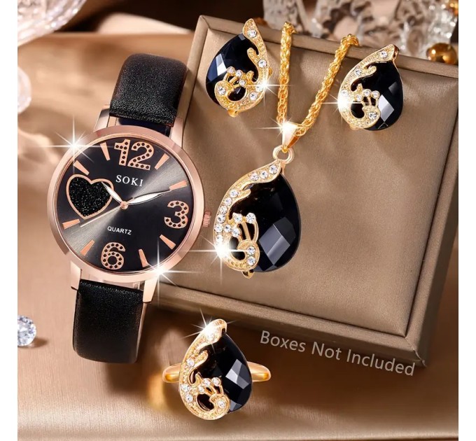 Жіночій набір з годинника і прикрас
