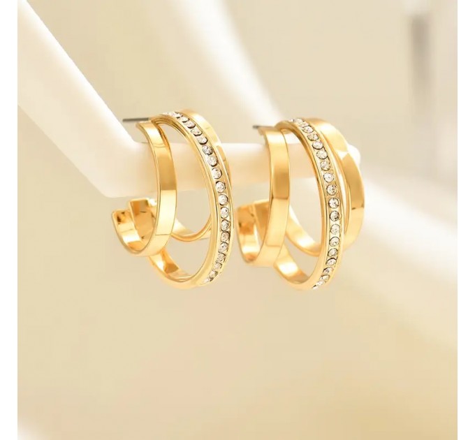 Пара мінімалістичних сережок-гвоздиків