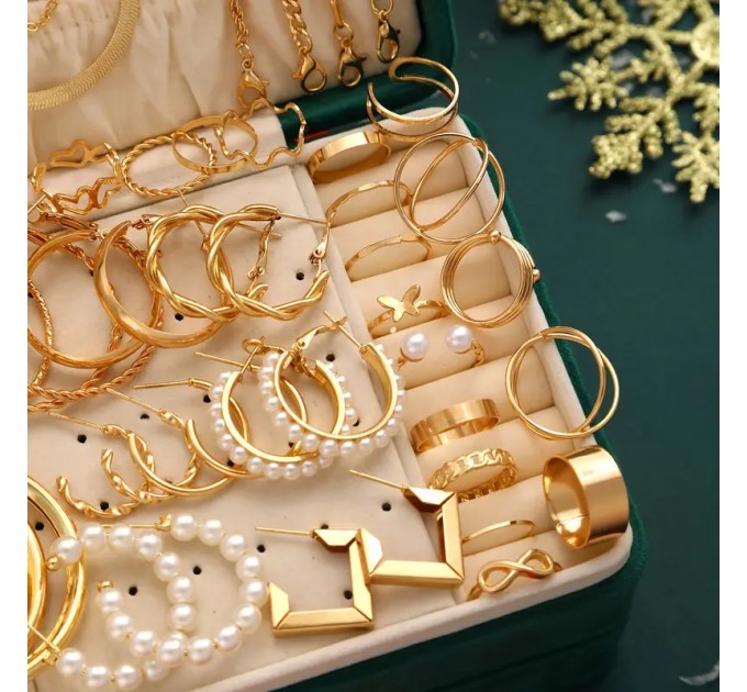 Набір модної розкішної різдвяної теми