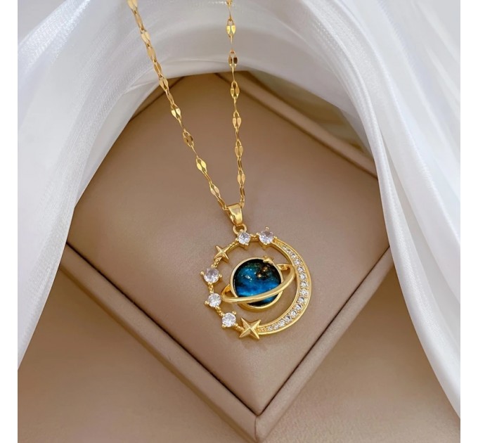 Елегантний сплавний підвісний ланцюжок з небесними символами