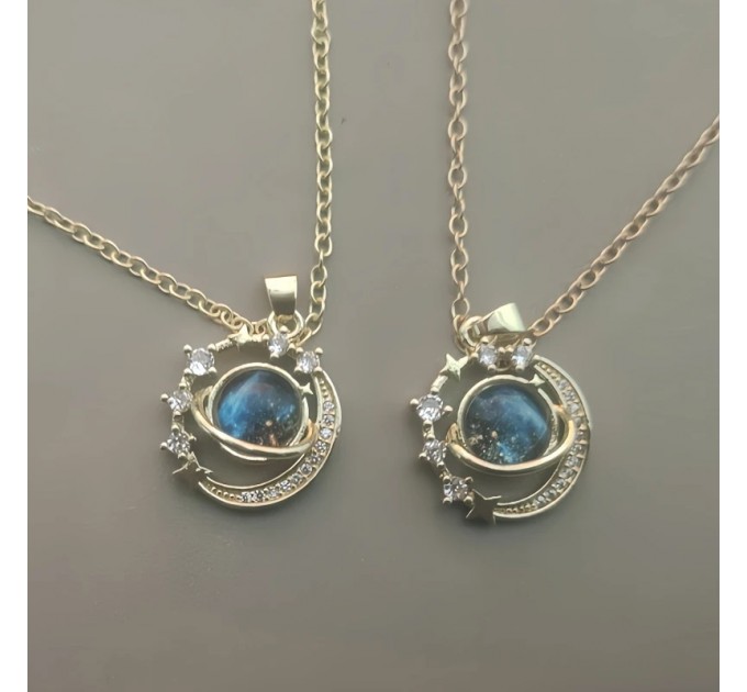 Елегантний сплавний підвісний ланцюжок з небесними символами