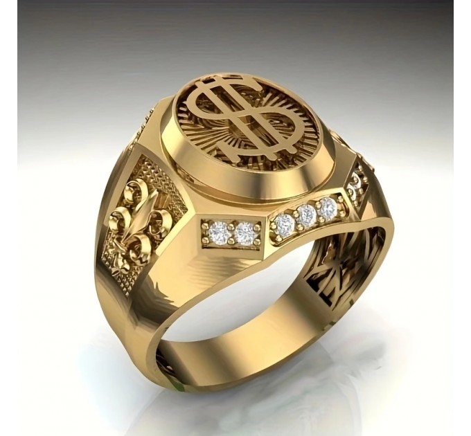 Розкішне чоловіче бізнес-кільце