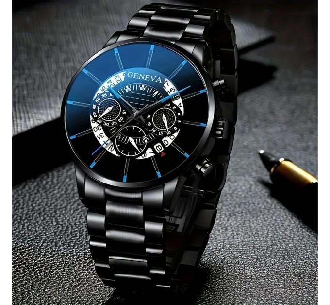 Чоловічий спортивний кварцовый годинник з датою