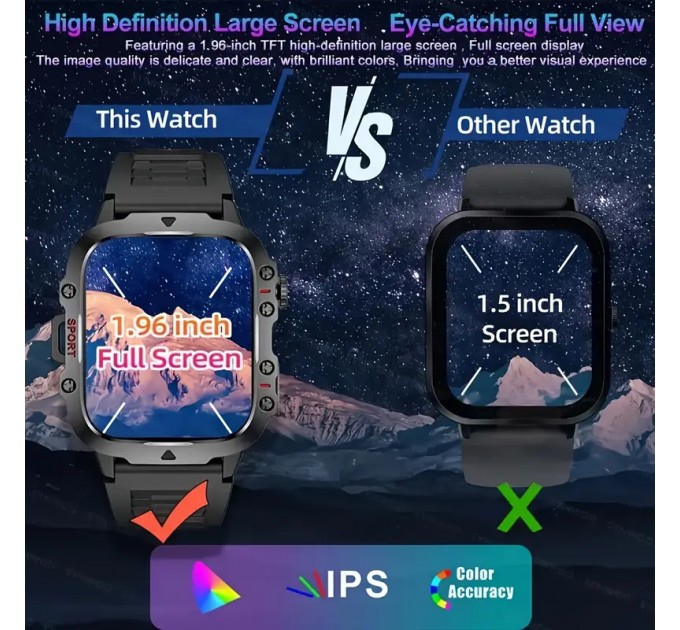 Чоловічий смарт-годинник