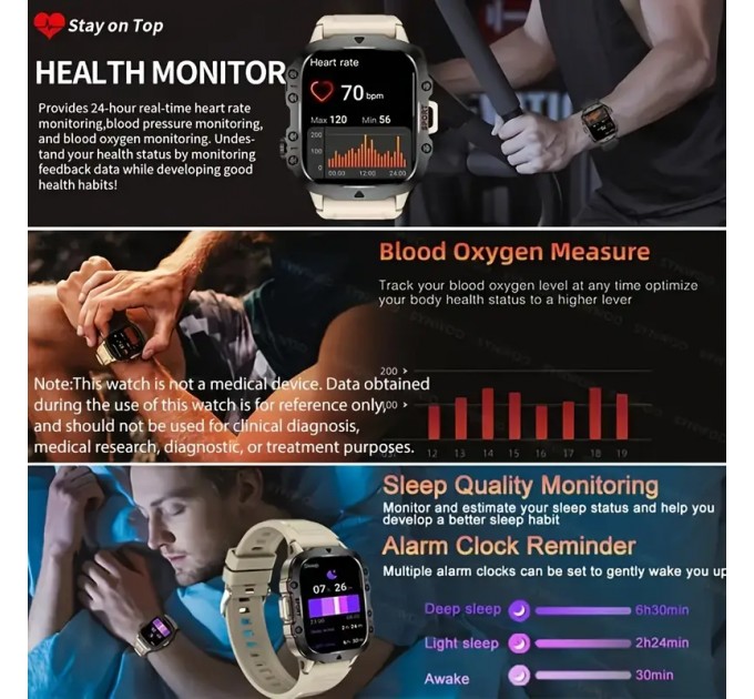 Чоловічий смарт-годинник