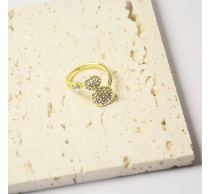 Елегантне регульоване золоте кільце