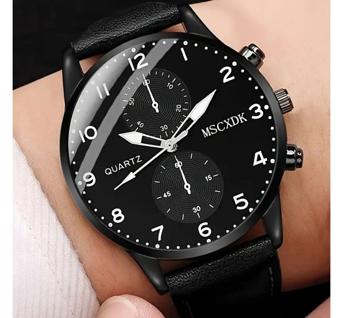 Модний чоловічий кварцовий наручний годинник