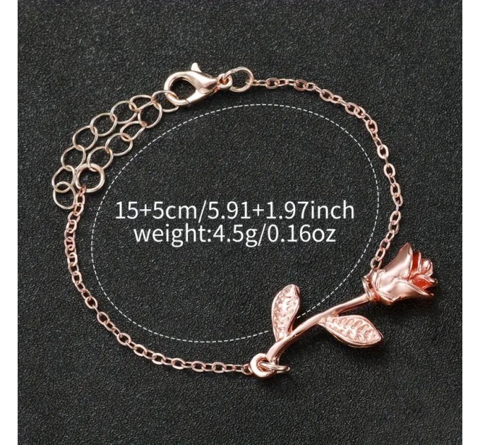 Модний жіночий годинник у формі пелюстки з набором браслетів