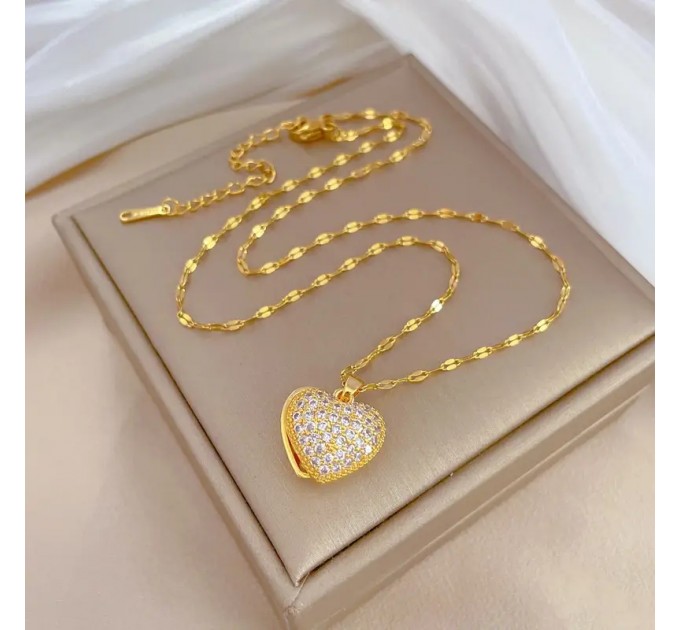 Розкішний ланцюжок на шию з перлиною