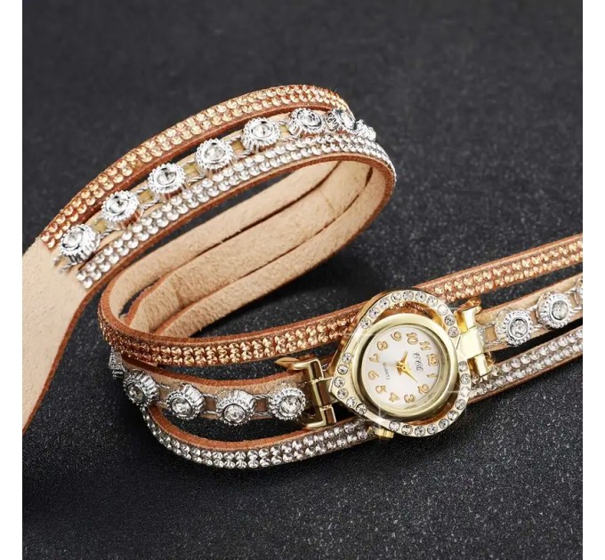 Розкішні золоті серцеві сережки з пряжкою