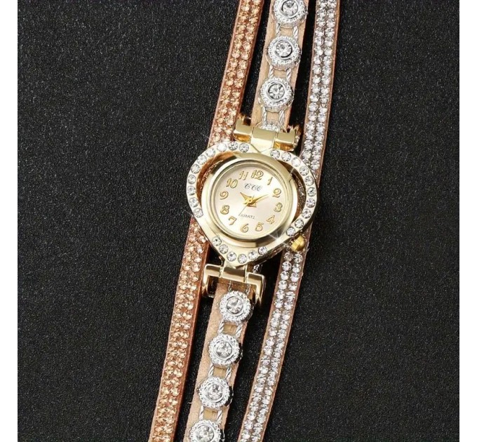 Розкішні золоті серцеві сережки з пряжкою