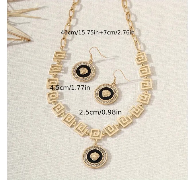 Набір намиста з кулоном та сережками