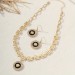 Набір намиста з кулоном та сережками