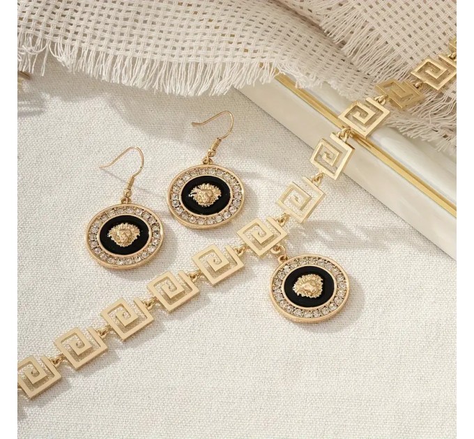 Набір намиста з кулоном та сережками