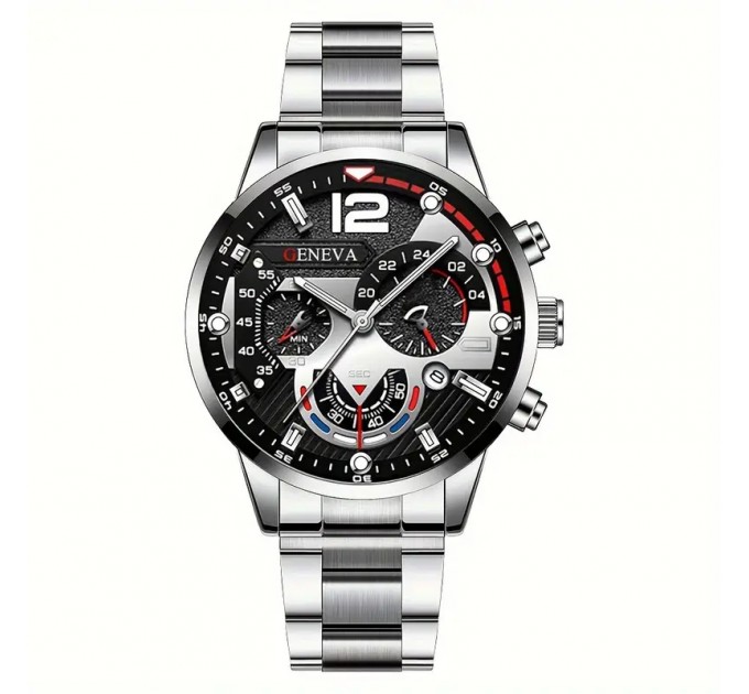 Крутий набір чоловічих годинників та браслет