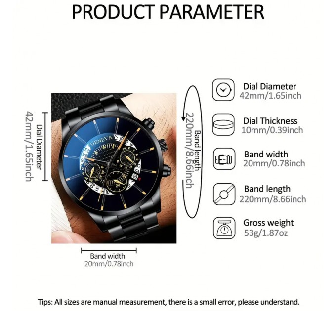 Елегантний  кварцовий годинник 