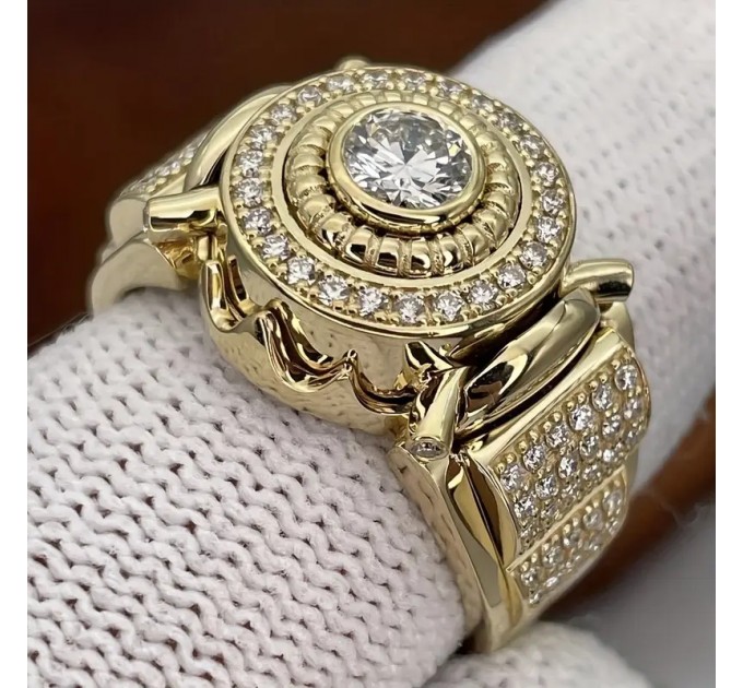 Чоловіче кільце у вінтажному стилі