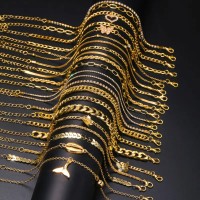 Елегантний набір з 17 браслетів на щиколотку