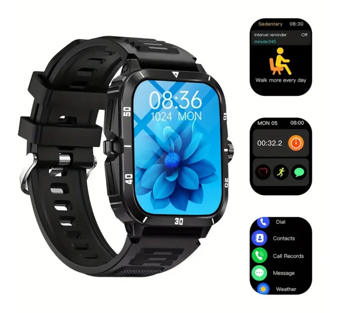 Смарт годинник SIDAKEYE для чоловіків та жінок