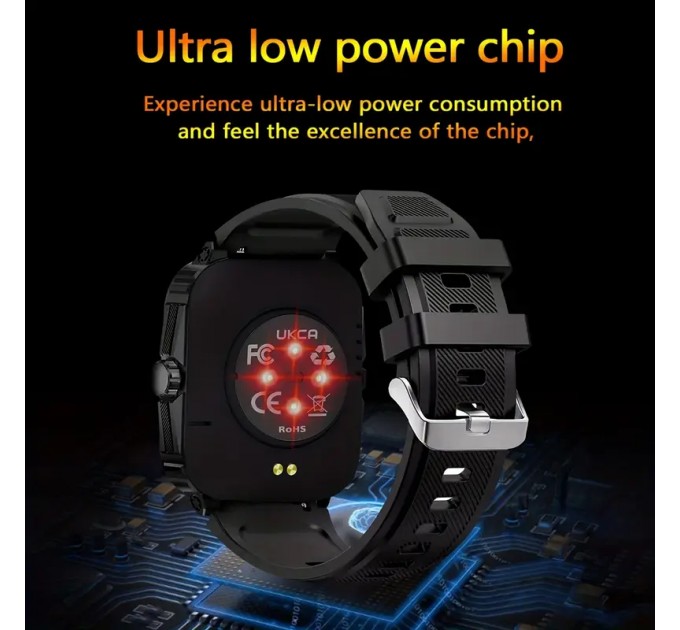 Смарт годинник SIDAKEYE для чоловіків та жінок