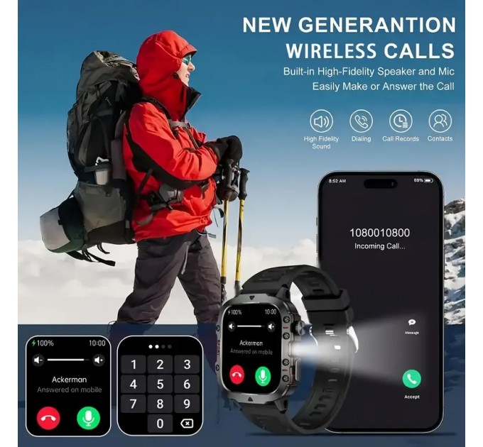 Чоловічий смарт-годинник ERUN