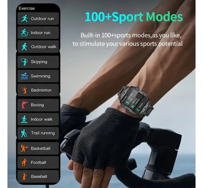 Чоловічий смарт-годинник ERUN