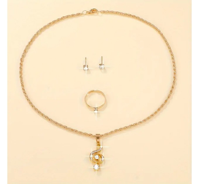 Розкішний набір жіночих прикрас із 4 предметів