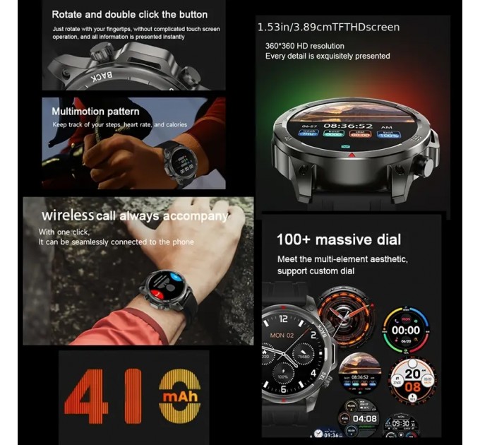 Чоловічий смарт-годинник Fanwear