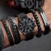 Набір чоловічий годинник та браслети