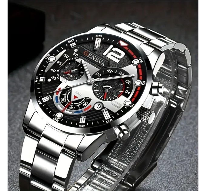 Чоловічий кварцовий годинник з календарем