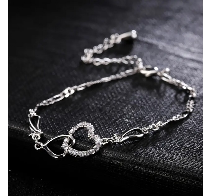 Елегантний набір прикрас у формі серця