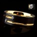 Чорно-Золотисте Широке Кільце