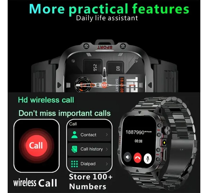 Чоловічий смарт-годинник GREENPORT