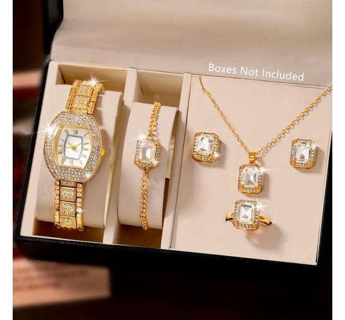 Кварцовий Годинник та Набір Ювелірних Виробів