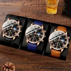 Елегантний чоловічий набір годинників