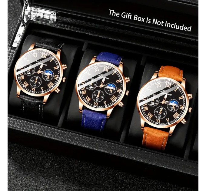 Елегантний чоловічий набір годинників