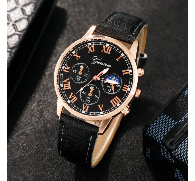 Елегантний чоловічий набір годинників