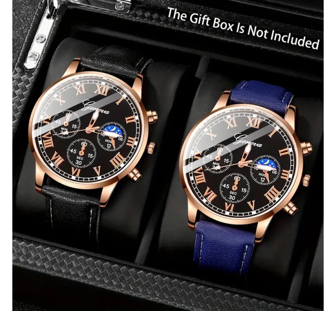 Елегантний чоловічий набір годинників