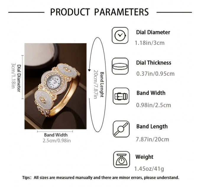 Елегантний жіночий кварцовий наручний годинник