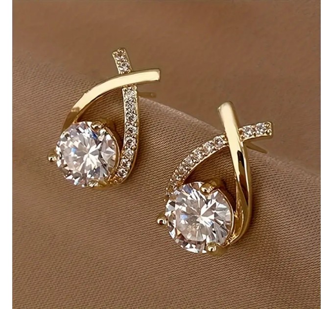 Елегантні сережки-краплі