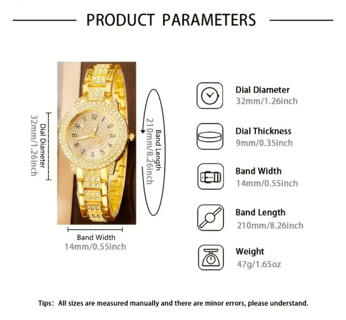 Елегантний жіночий набір з 6 предметів