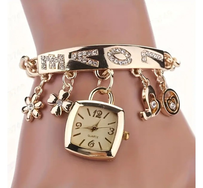 Модний жіночий кварцовий годинник із підвіскою