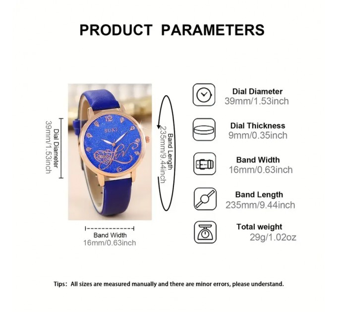 Неймовірний Жіночий Комплект годинника та аксесуарів