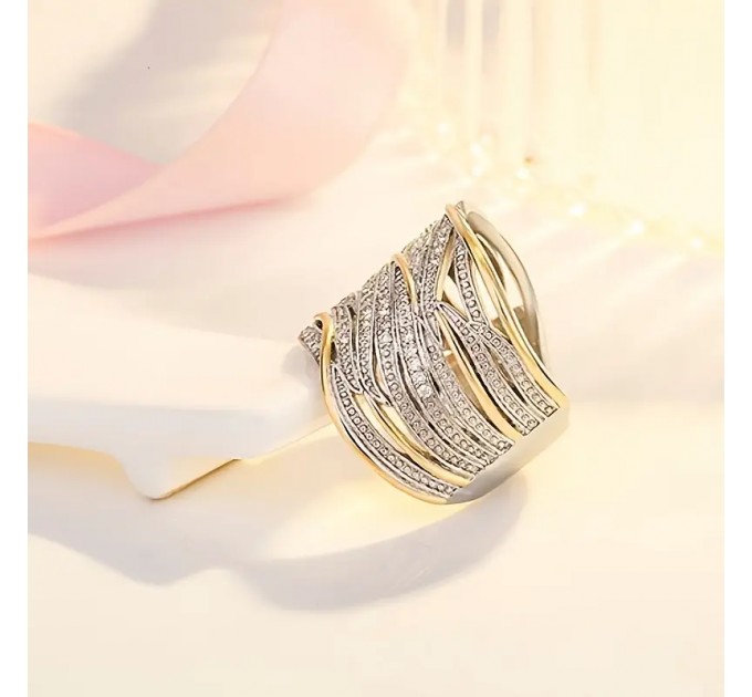 Елегантне широке кільце для жінок