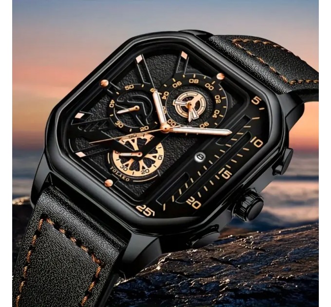 Чоловічий класичний кварцовый годинник