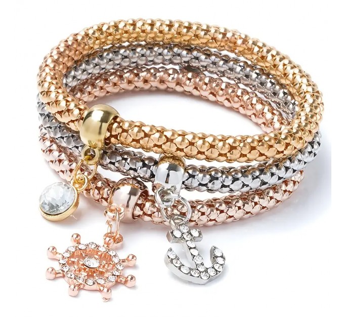 Набір з 3 модних браслетів