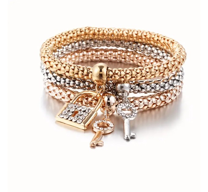 Набір з 3 модних браслетів